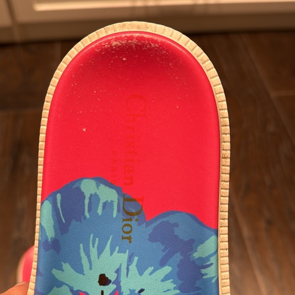 CHRISTIAN DIOR PLATFORM SLIDE. Size 38. - Picture 4 of 5